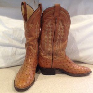 Vintage Laramie Men's Full Quill Ostrich Boots